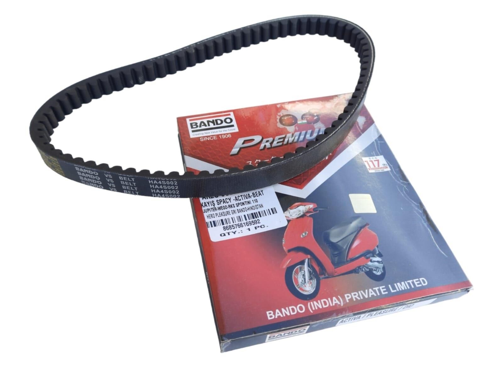 Honda Activa Kayış Bando 727,5-18,5-30 Gri Hn Ha4S002