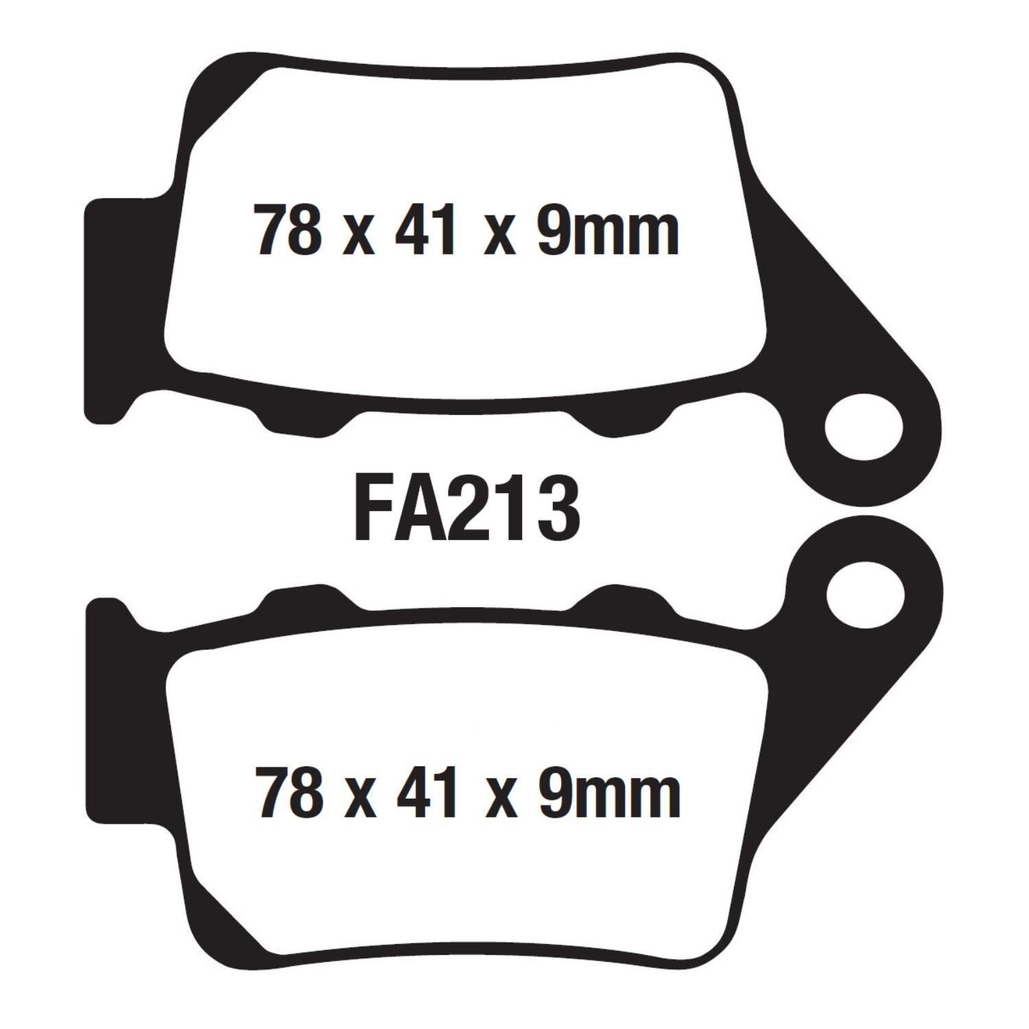 Bajaj Arka Fren Disk Balatası Fa213 A Pulsar Ns-Rs 200 - Yamaha Mt-03 Ktm 200-250-390-690 Duke