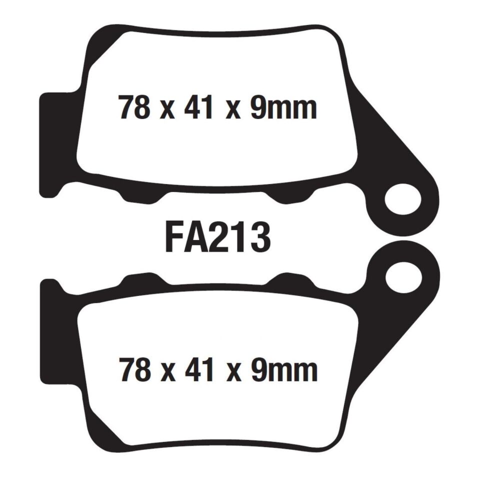 Bajaj Arka Fren Disk Balatası Fa213 A Pulsar Ns-Rs 200 - Yamaha Mt-03 Ktm 200-250-390-690 Duke