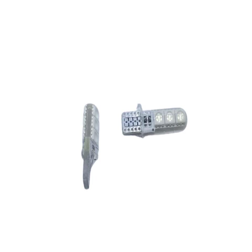 T10 12V Led Ampül Kırmızı 6 Ledli Uzun