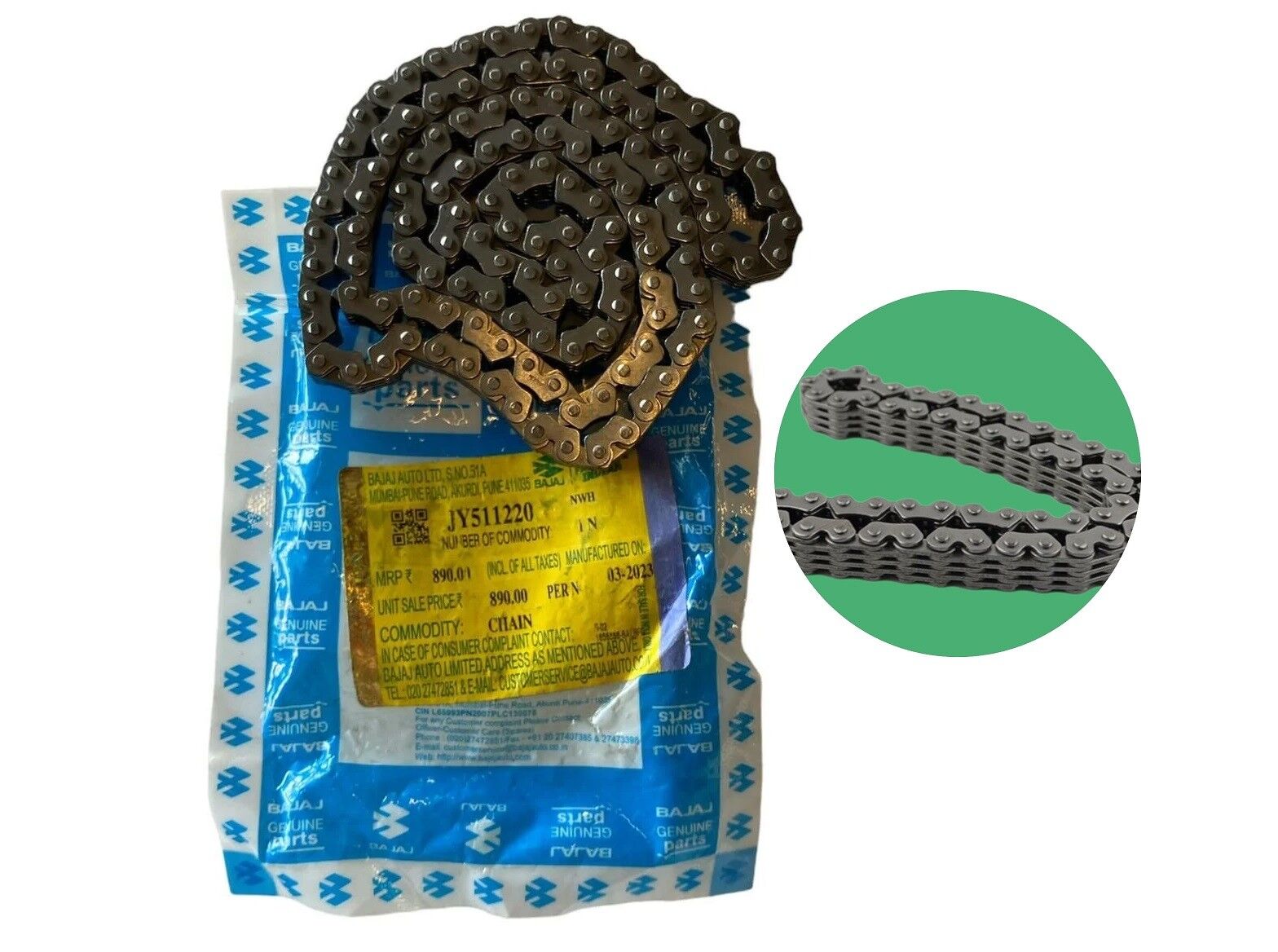 Bajaj Dominar 400 Eksantrik Zinciri 4/5 130L Jy511220 Orj