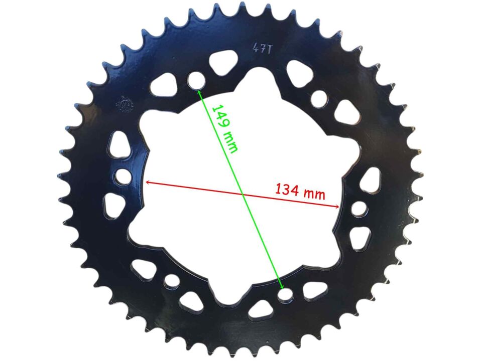 Honda Arka Dişli 520-47T İç 134 Mm Cbr 1000 Rr