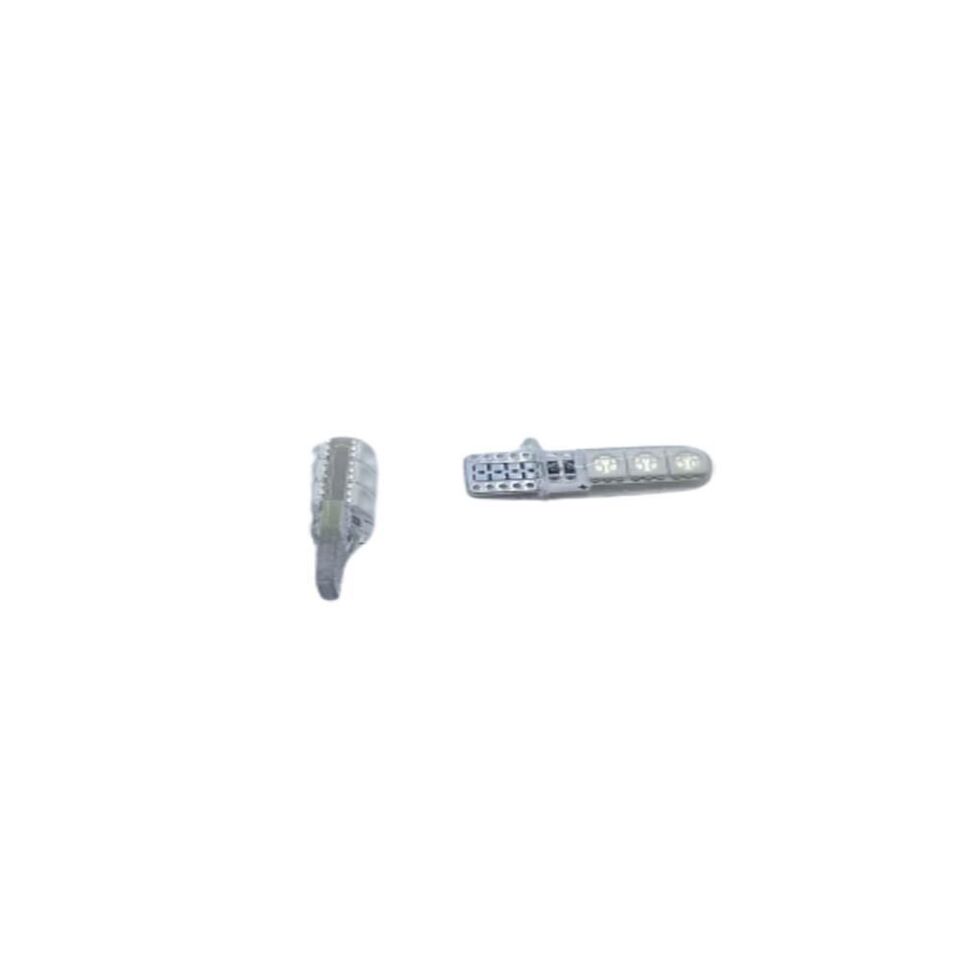 T10 12V Led Ampül Mavi 6 Ledli Uzun