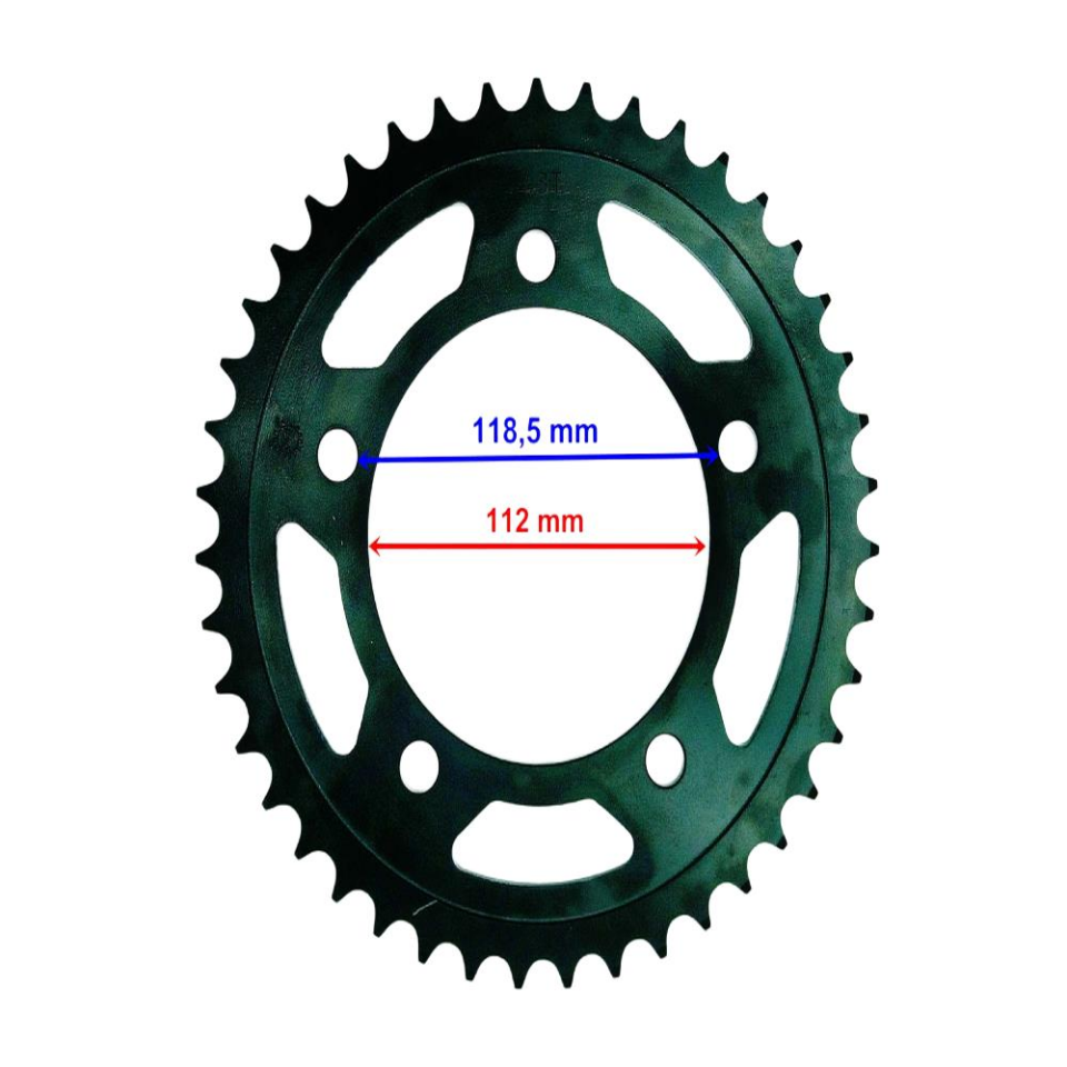 Honda Arka Dişli 520-43T İç112 5 Delikhonda Nc 750 Uyumlu X(2014-2018)