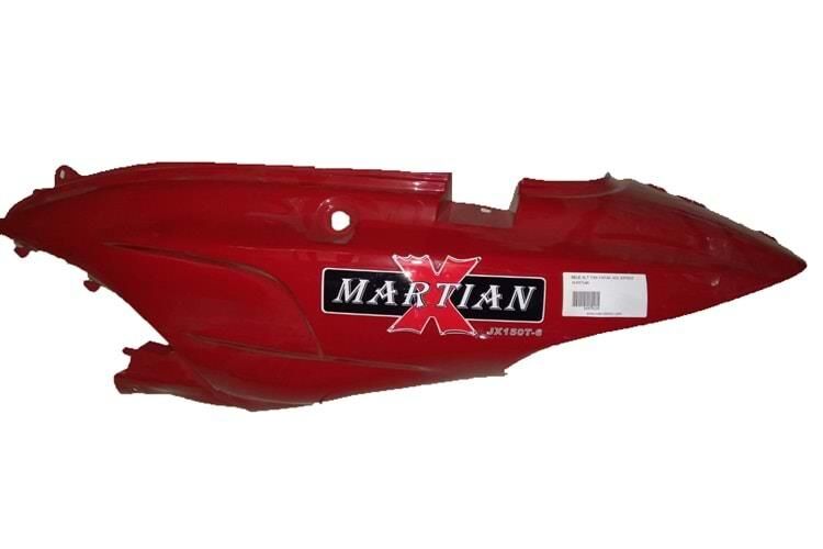Çelik Sele Alt Yan Kapak Sol Kırmızı Martian