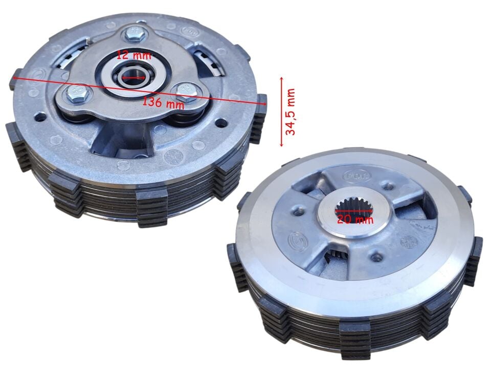 Cf Moto Nk250 Sr250 Debriyaj Balata Grubu 6 Lı (2022-....)