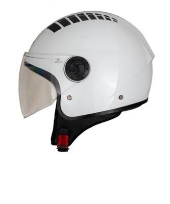 Kask Çenesiz 230 Ece Belgeli-Beyaz L Beden