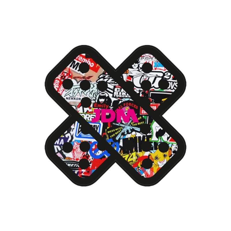 75 X 75 Mm Sticker 10Lu