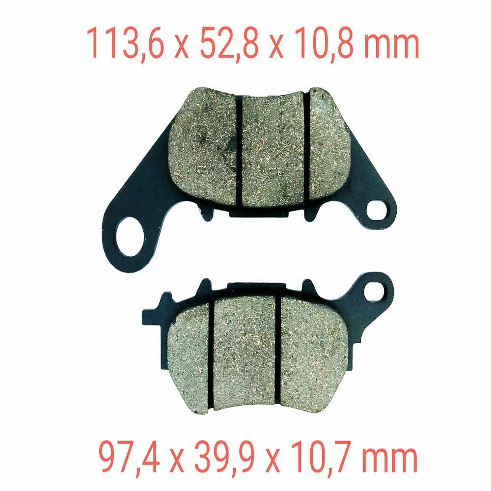 Yamaha Arka Fren Disk Balatası Fa662 Uyumlu Yzf R25 - Mt-25