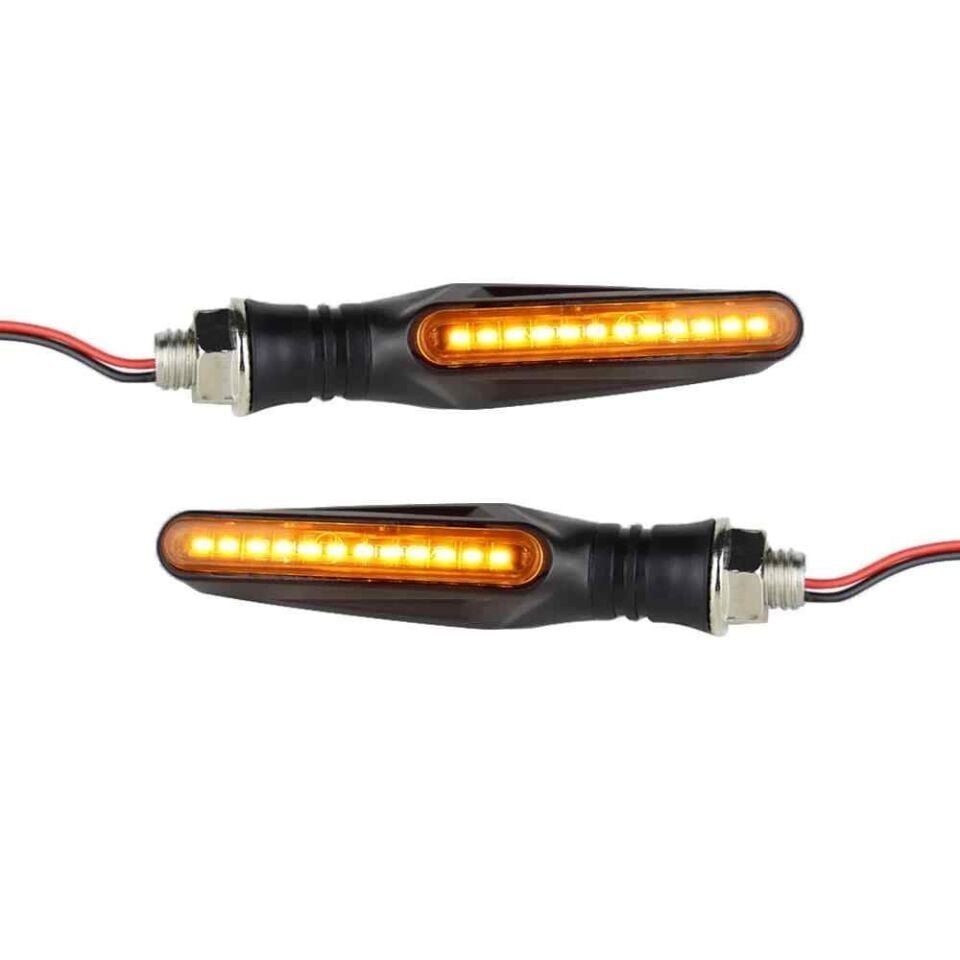 Led Sinyal Kayar (Sarı) İkili Takım