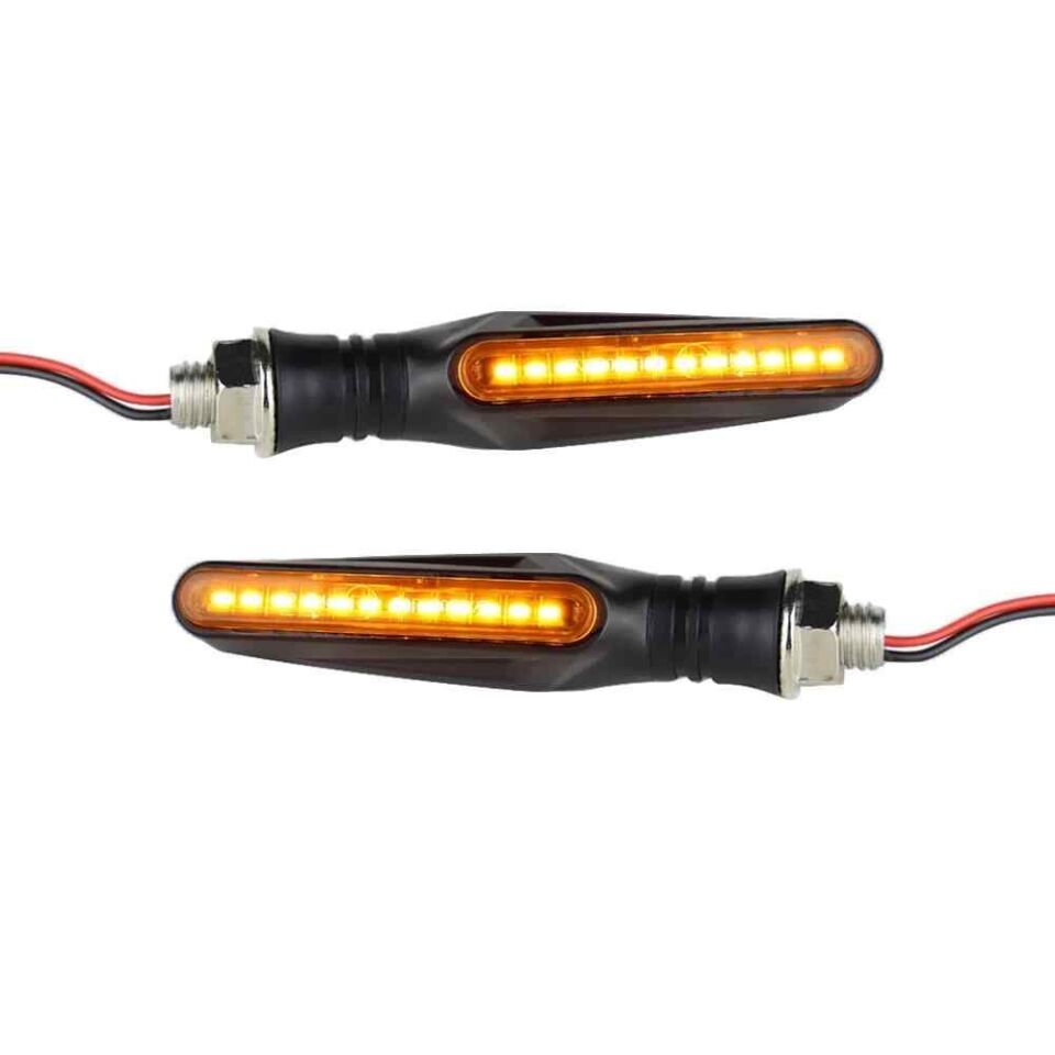 Led Sinyal Kayar (Sarı) İkili Takım