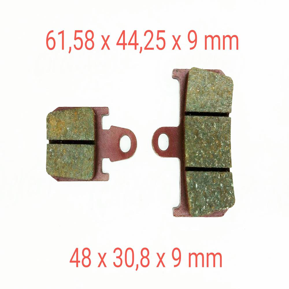 Yamaha Ön Fren Disk Balatası Fa442/4Yzf R1 Uyumlu (2007-2014) 6 Pistonlu