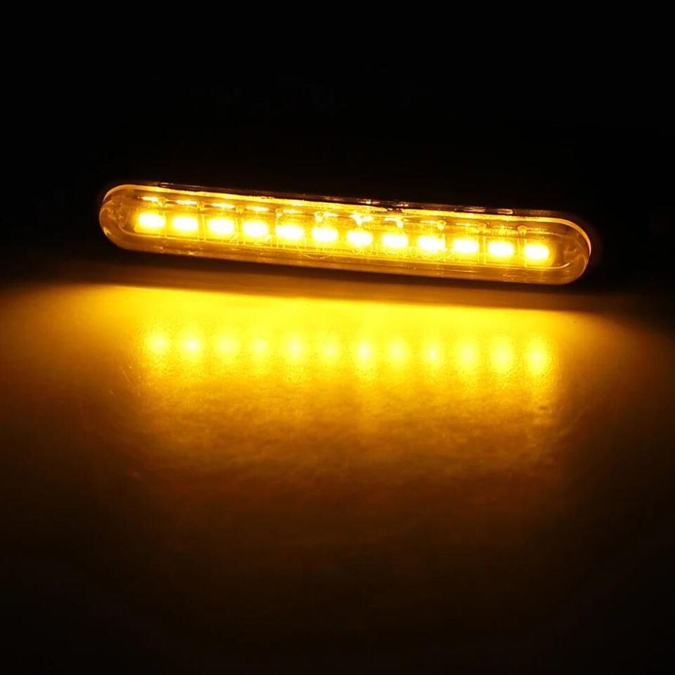 Led Sinyal Kayar (Sarı) İkili Takım