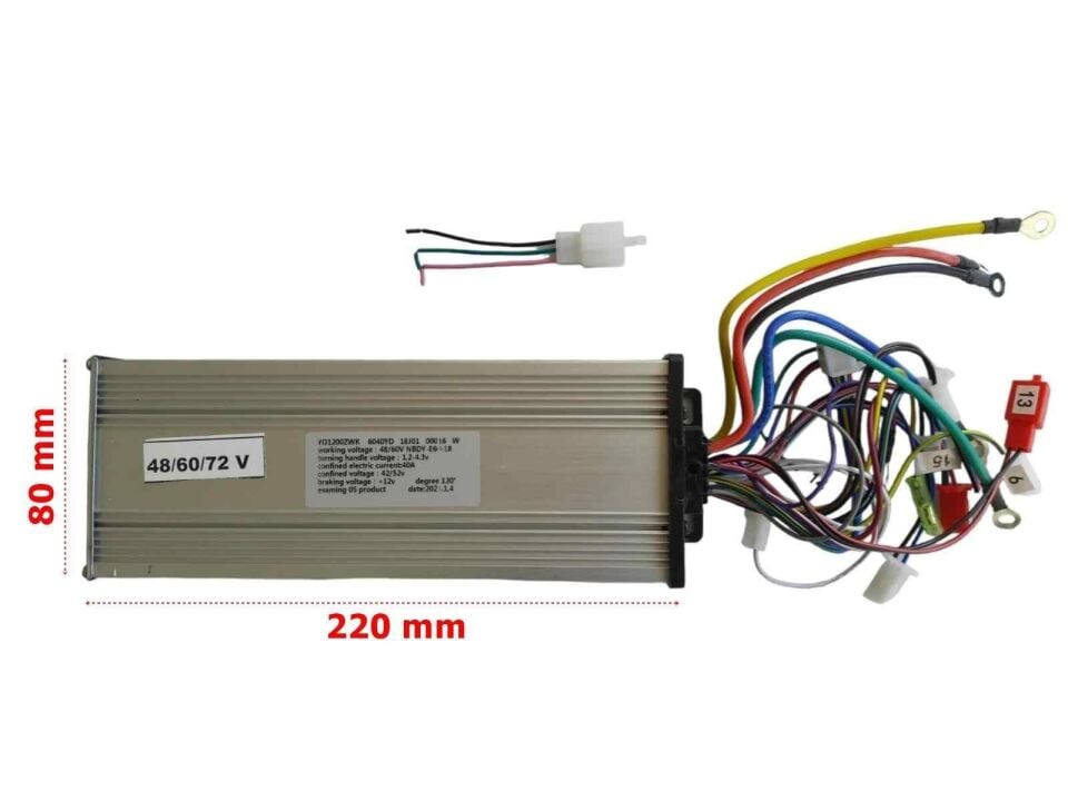 E-Bis Hız Kontrol Cdi Akıllı Beyin 48-60-72V 1200W 45A Büyük Kasa Yd Zwk