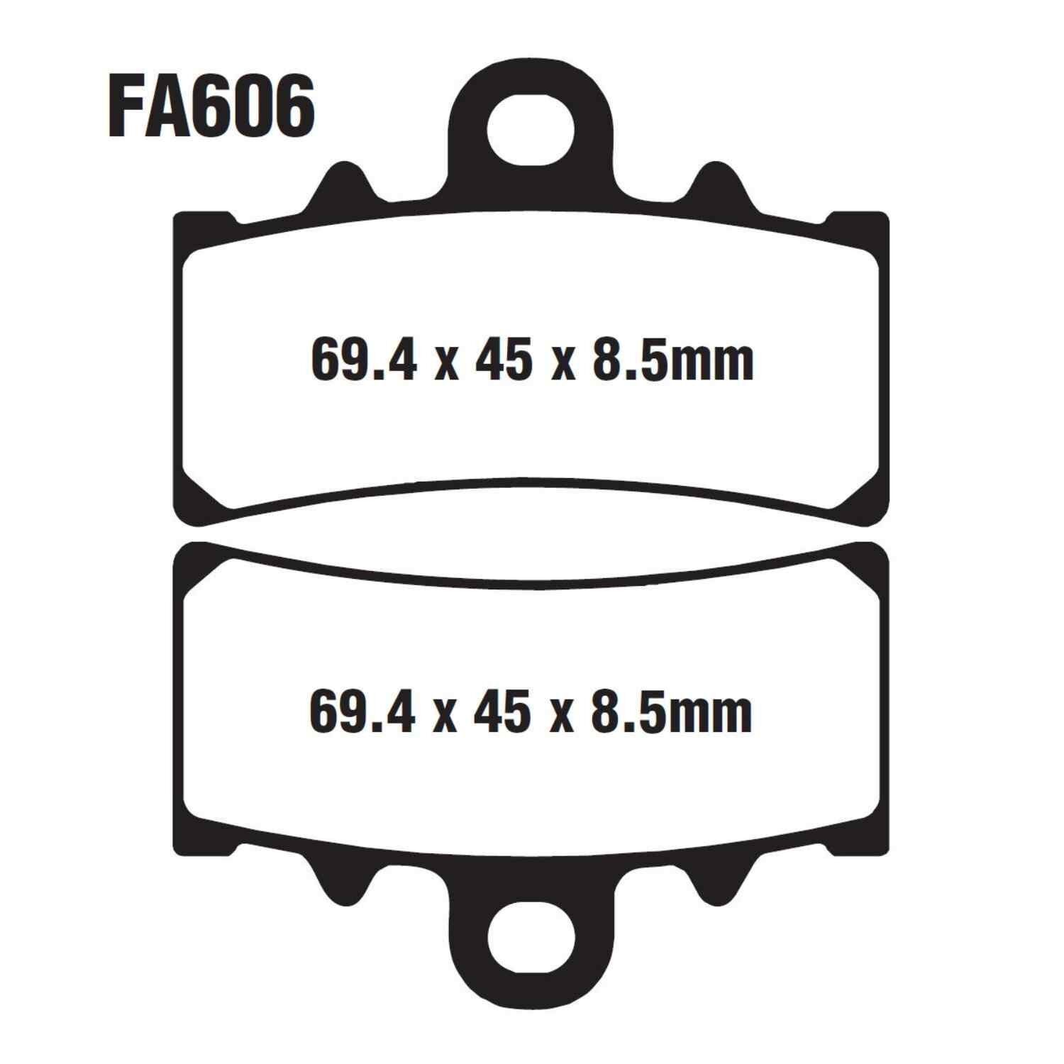 Bajaj Ktm Rc Duke 125-200-390 Ön Fren Disk Balatası Fa606 İth