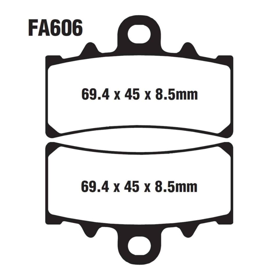 Bajaj Ktm Rc Duke 125-200-390 Ön Fren Disk Balatası Fa606 İth