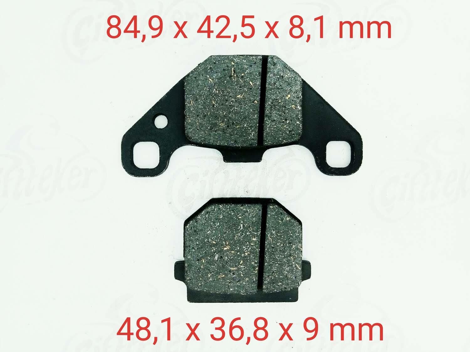 Suzuki An125 Ön Fren Disk Balatası Gold Fa083