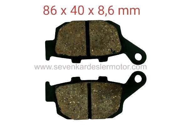 Honda Arka Disk Balata Fa496 Nc 700-750 Xl600-650-700-Cbr250-Cbr500R-Xrv750-Suzuki İnazuma Gv 250 F