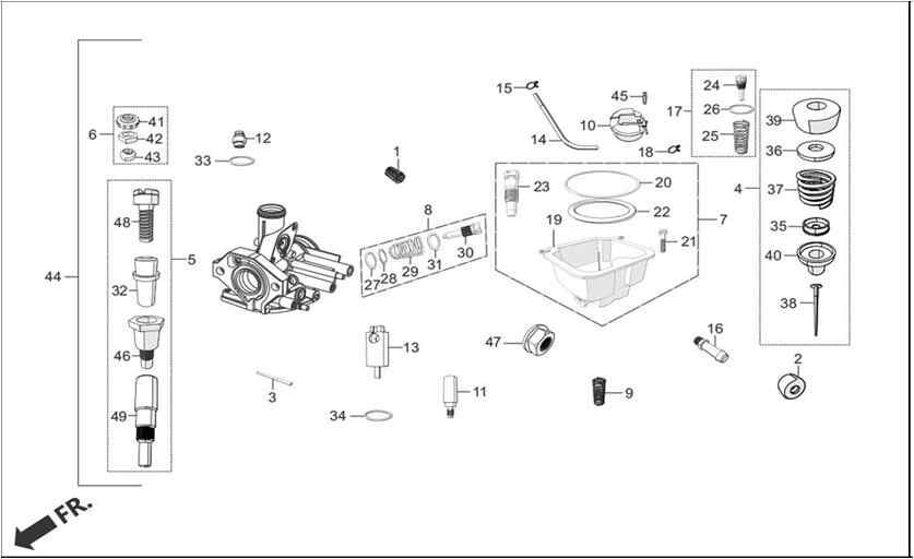 Hero Duet 110 (Euro 3) Karburator Ayar Seti Orj ResimNo:5