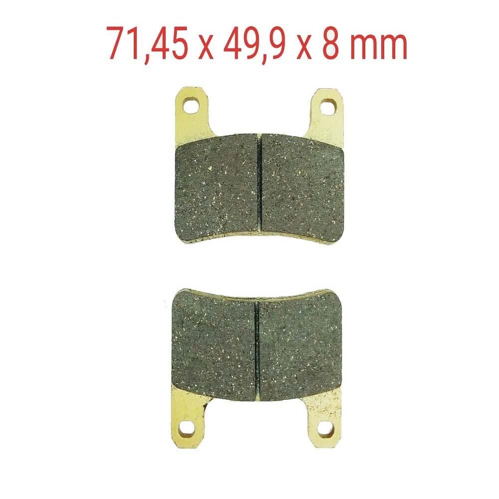 Ön Fren Disk Balatası Fa379 Suzuki Gsx-R 1300 Hayabusa(2008-2012) Kawasaki Z 1000 Sx