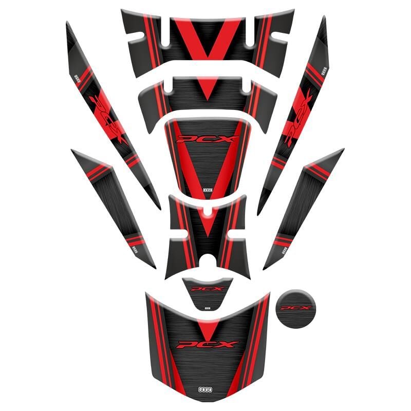 Honda Pcx 2018 - 2020 Uyumlu Tank Pad Set 001
