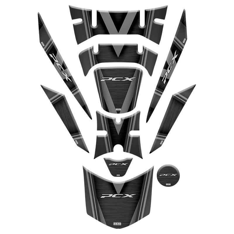 Honda Pcx 2018 - 2020 Uyumlu Tank Pad Set 002