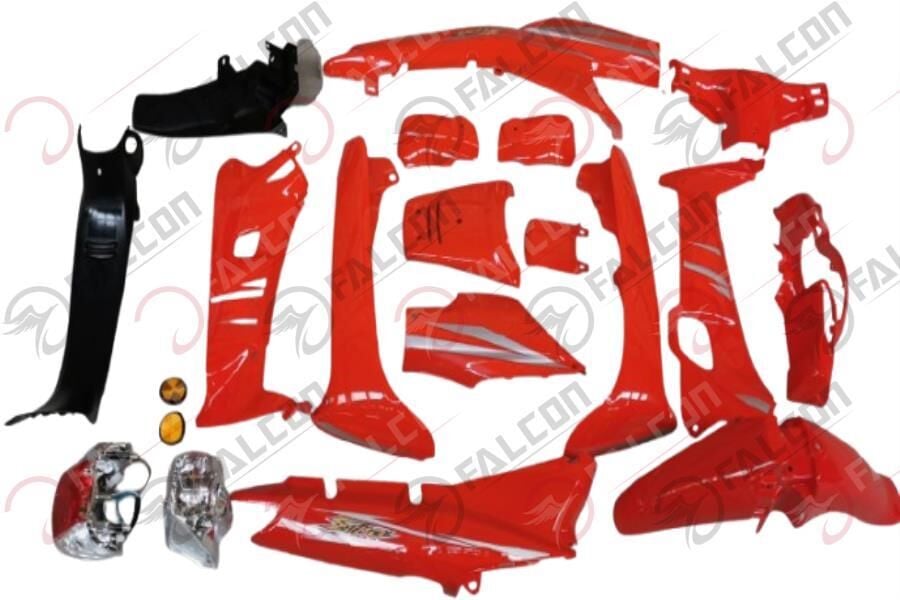 Mondial Kh-Mfh Kaporta Seti İthal(Far Stop Dahil) Kırmızı