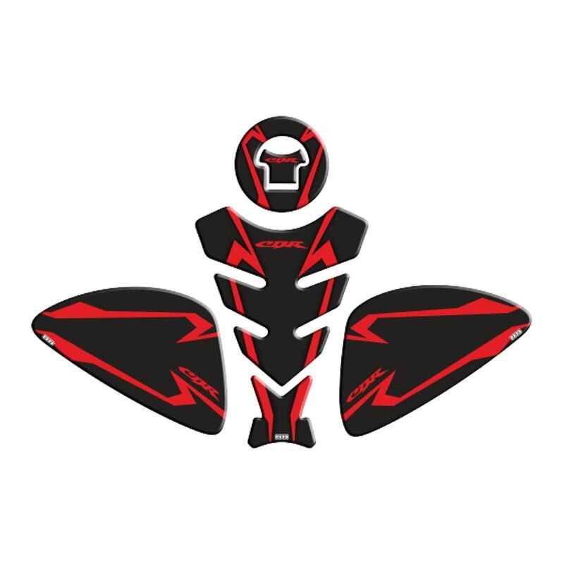 Honda Cbr 125Cc-250Cc 2005 - 2018 Uyumlu Tank Pad Set 005