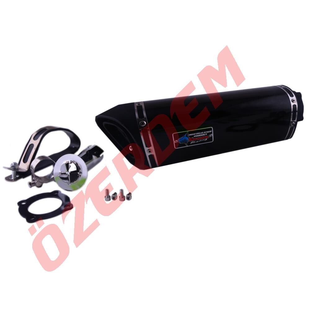 Cg 250-500 Egzoz Arka Kısmı Parlak Siyah Uzun