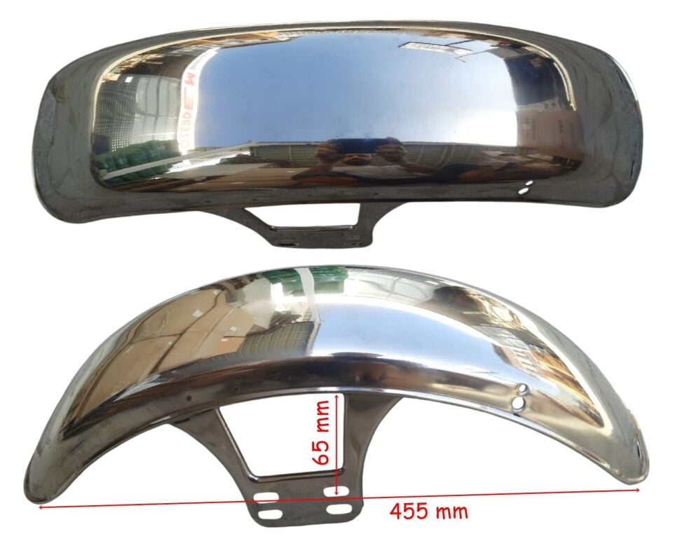 E-Bis 3 Tekerli Ön Çamurluk Saç 16 Nikel (Model 2)