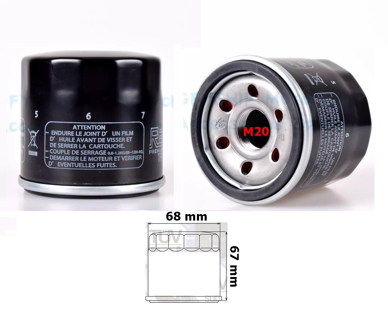 Yağ Filtresi Hf138(X07) Gw250 İnazuma Burgman An650 V-Strom Dl650-250-1000 Gsx-R 250-600-1000