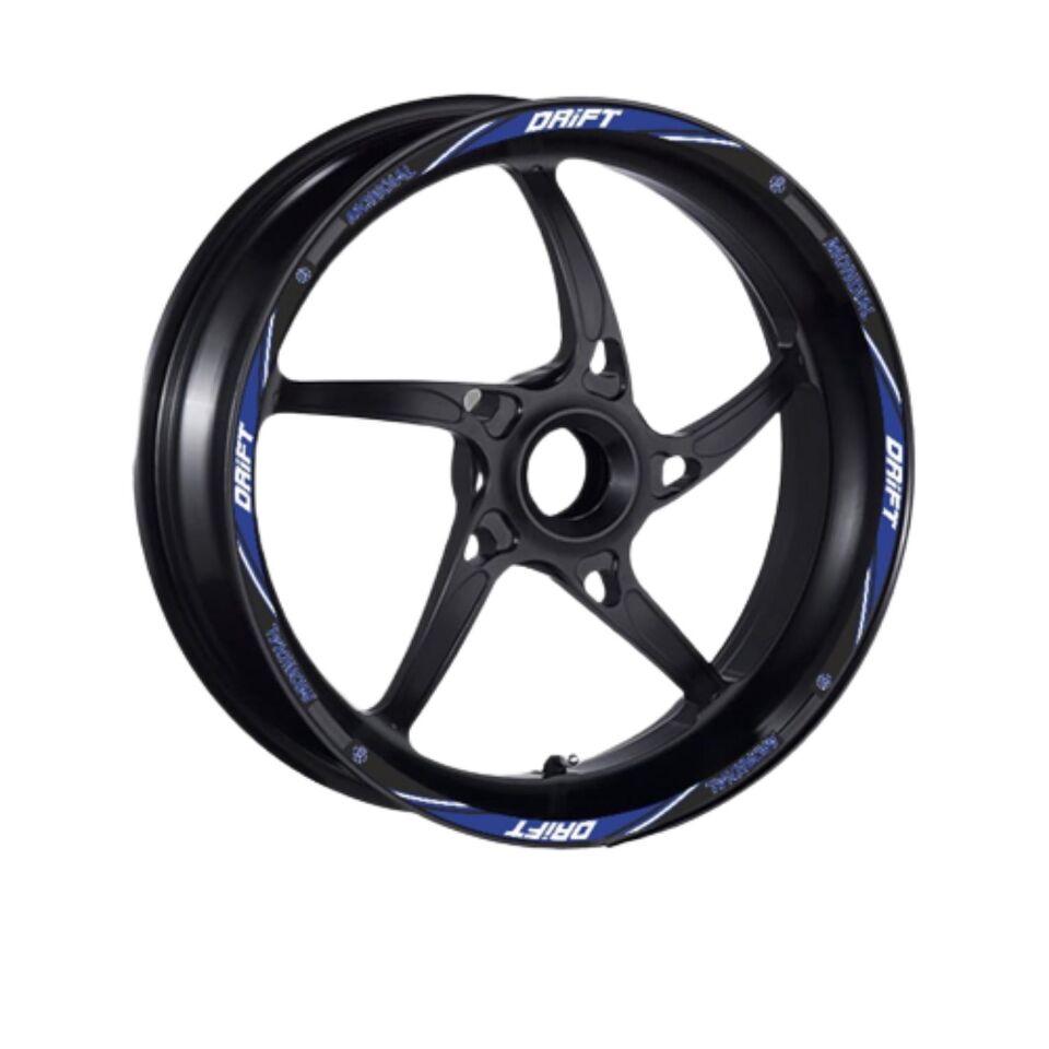 Mondial Drift L Uyumlu Mavi 1 Set Jant Şeridi