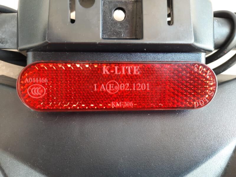 Zontes S250 Arka Reflektör Dikdörtgen Oval 6 Mm Orj
