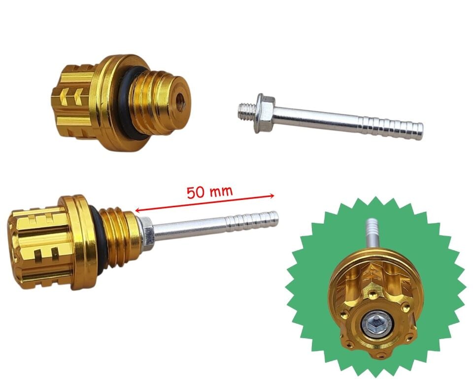 Scooter Yağ Seviye Çubuğu Alüminyum Gold