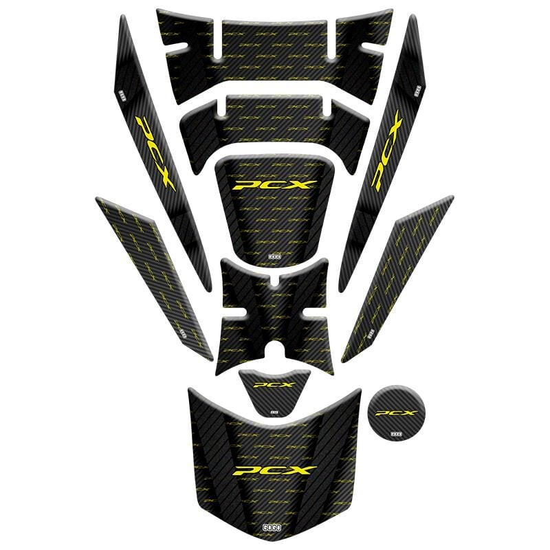 Honda Pcx 2018 - 2020 Uyumlu Tank Pad Set 013