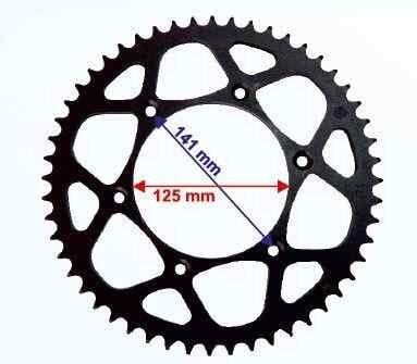 Cr125-250-Kx-Ktm Arka Dişli 520-52T İç 125X6 Delikli Ind