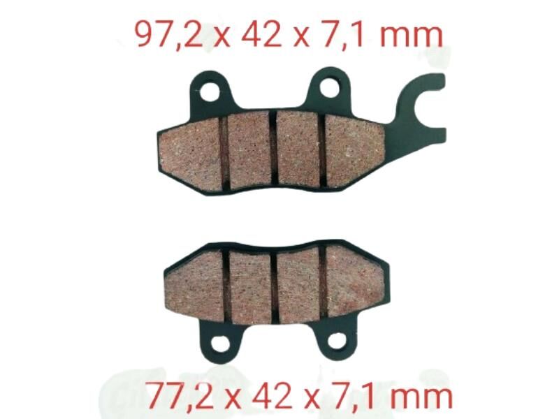 Modenas Kriss Ön Fren Disk Balatası