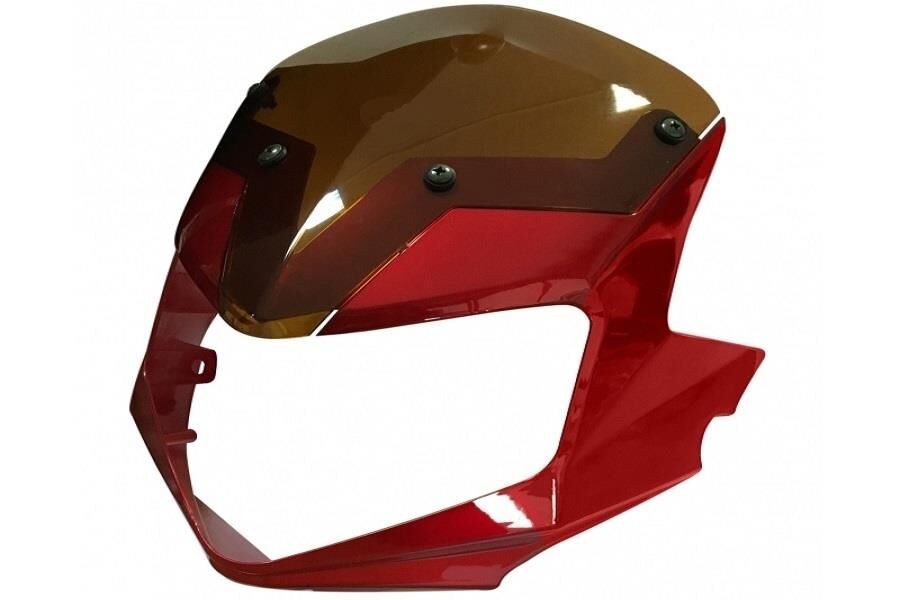 Mondial Mh 125 Delta Far Muhafazası Camlı Kırmızı