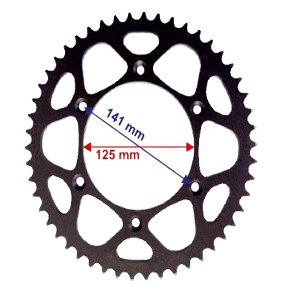 Cr125-250-Kx-Ktm Arka Dişli 520-50T İç 125X6 Delikli Ind