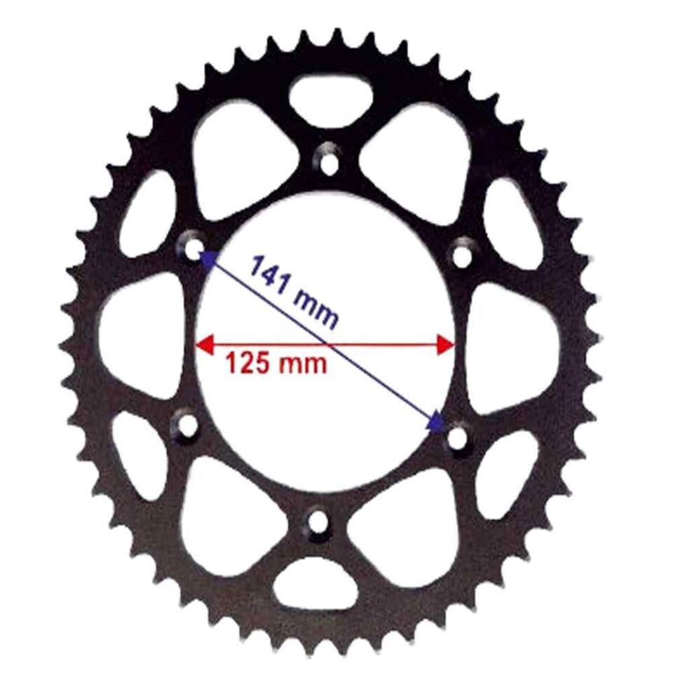 Cr125-250-Kx-Ktm Arka Dişli 520-50T İç 125X6 Delikli Ind
