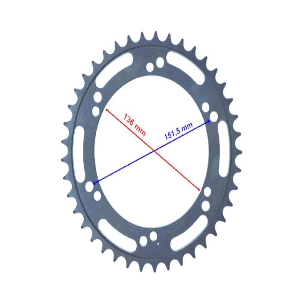 Aprilla 650 İe Arka Dişli 520-41T İç 136X6 Delikli Ind Öm