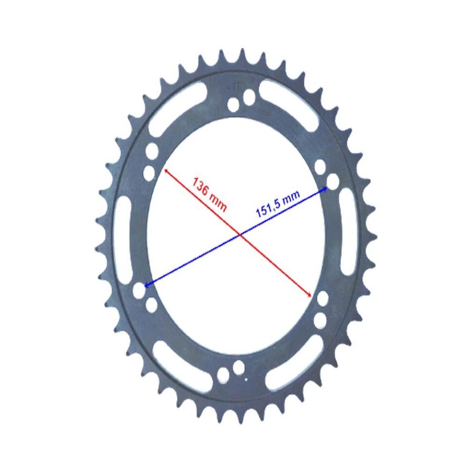 Aprilla 650 İe Arka Dişli 520-41T İç 136X6 Delikli Ind Öm