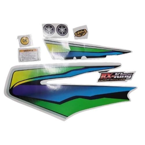 Yamaha Rx 135 King Yeşil Renk Sticker Seti