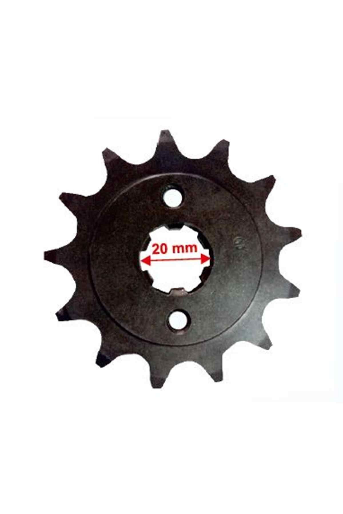 Honda Xl 200 Uyumlu Ön Dişli 520-13T İç 20X2 Delikli Öm