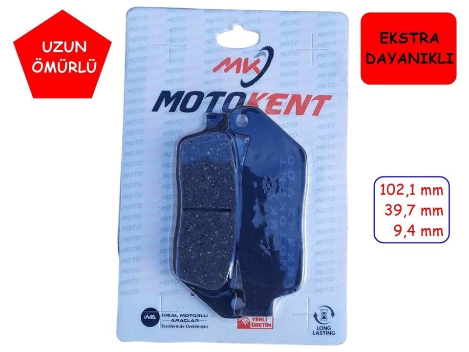 Zontes Ön Fren Disk Balatası Fa142 Mtk Z-One 180 S250 Seyhan 150