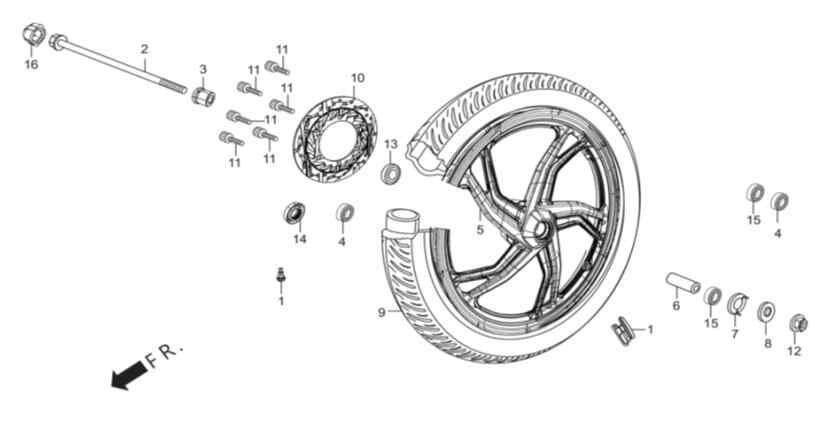 Hero Ignitor125 (Igntr125) Sibop Lastik Orj ResimNo:1