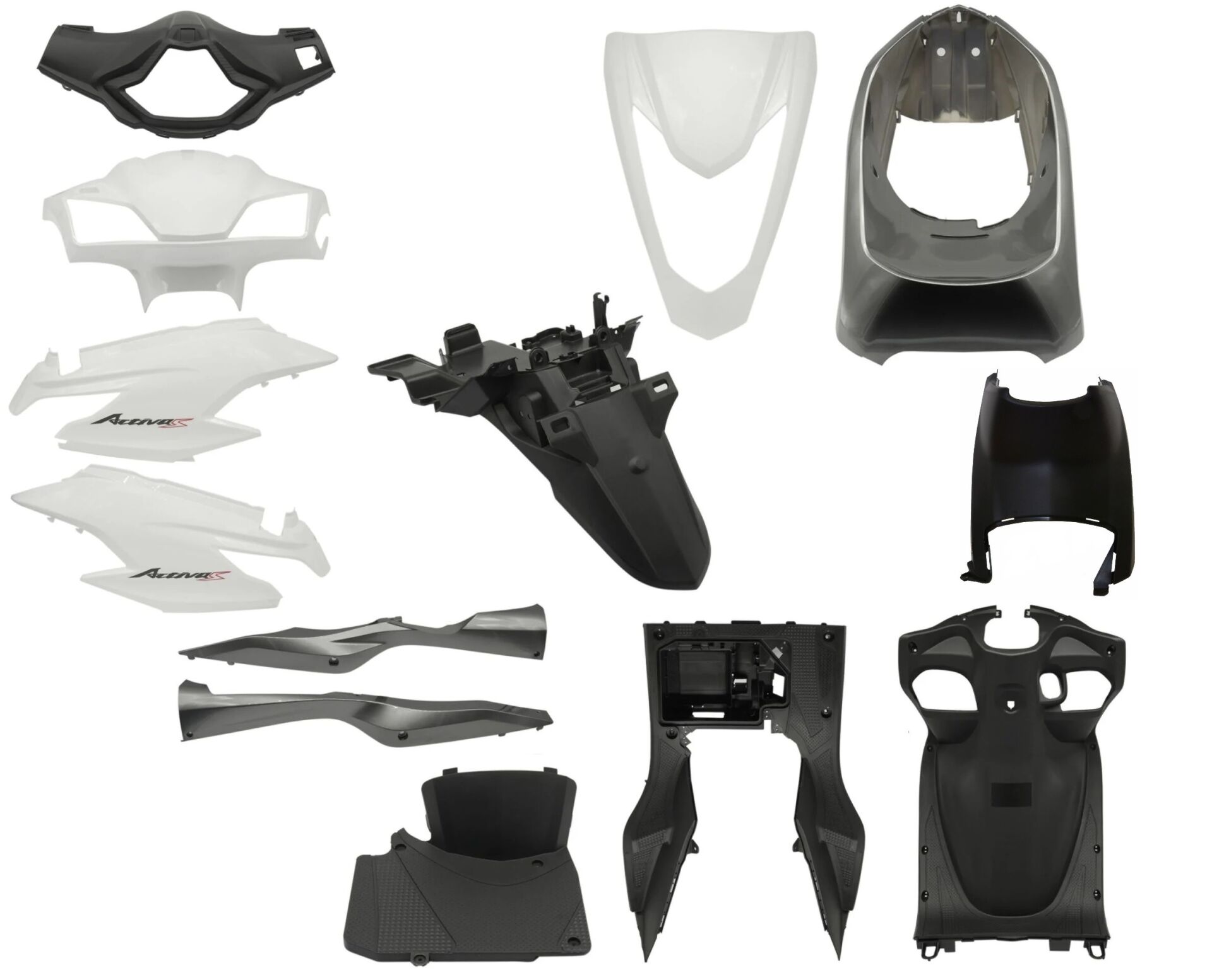 Honda Activa 125 S Kaporta Seti Beyaz Ym 13 Parça