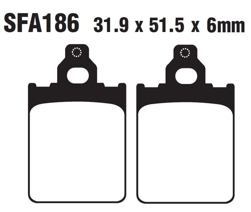 Ön Fren Disk Balatası Sfa186 Vespa Px150 Px200 (1998-2007)