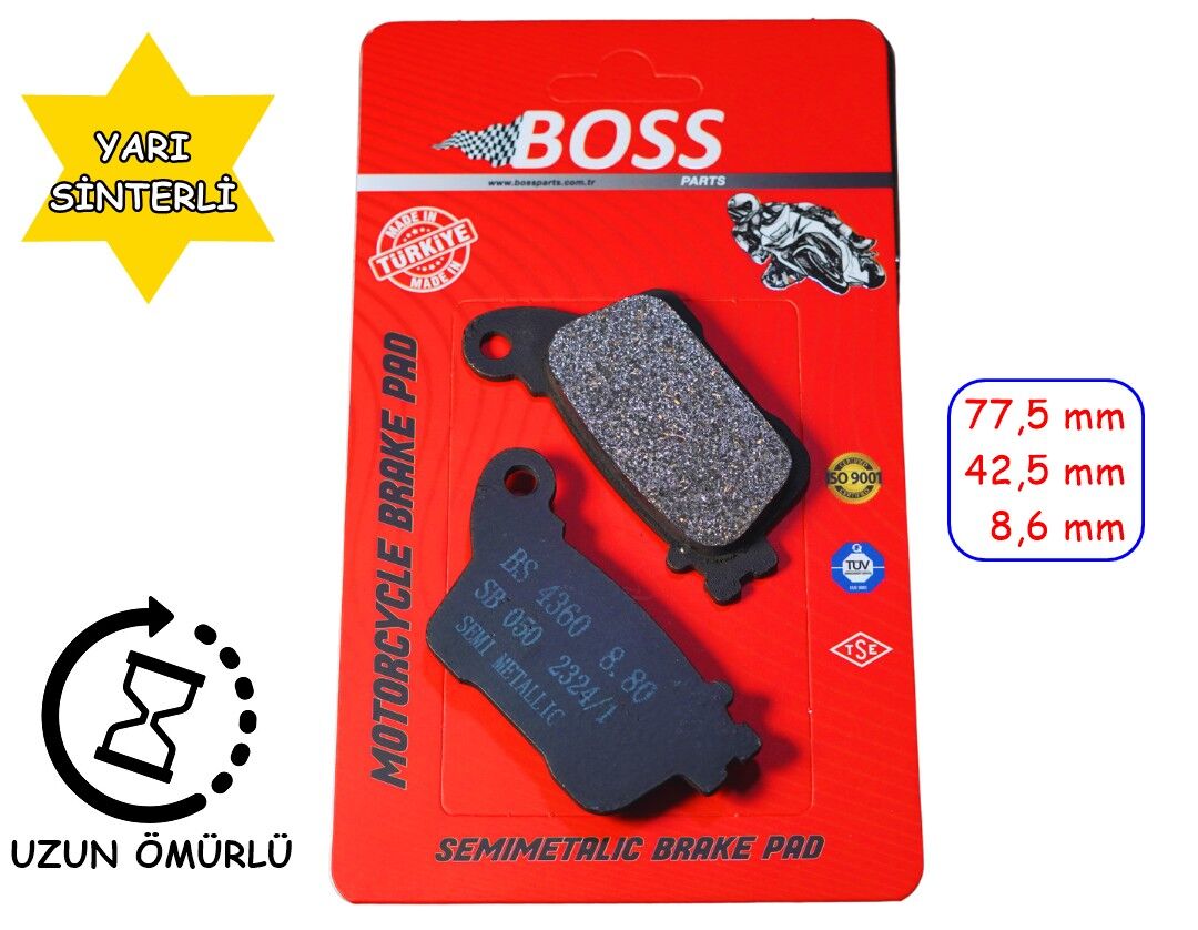 Suzukı Arka Fren Disk Balata Boss Fa436 Suzuki Gsx-R Gs 1000