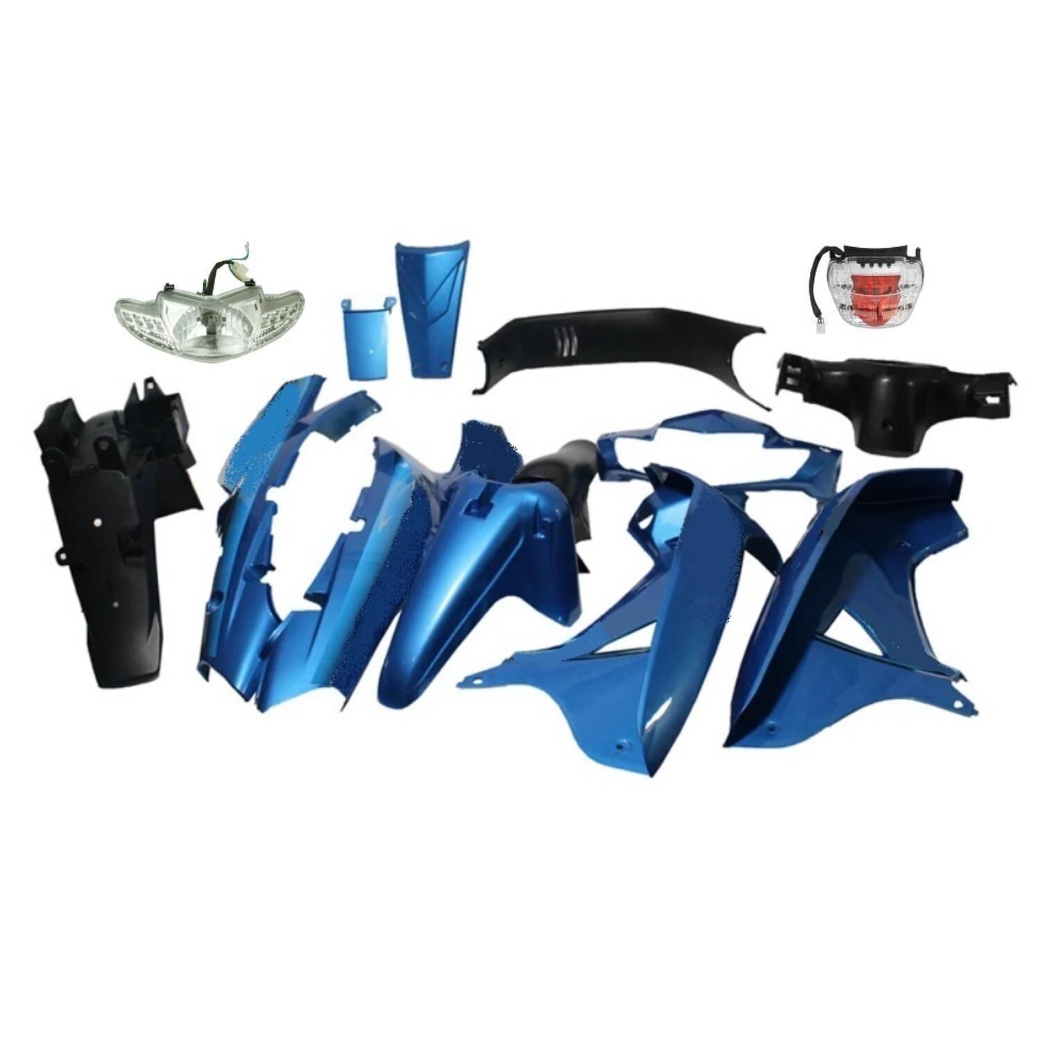 Mondial Sfc Kaporta Seti Mavi 14 Parça Far Stop Dahil (Sticker Yok)